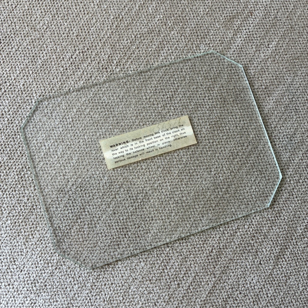 LeCoultre Atmos Clock Cal. 519 "ROOF" TOP GLASS ONLY Part! CRAZY DEAL !!!